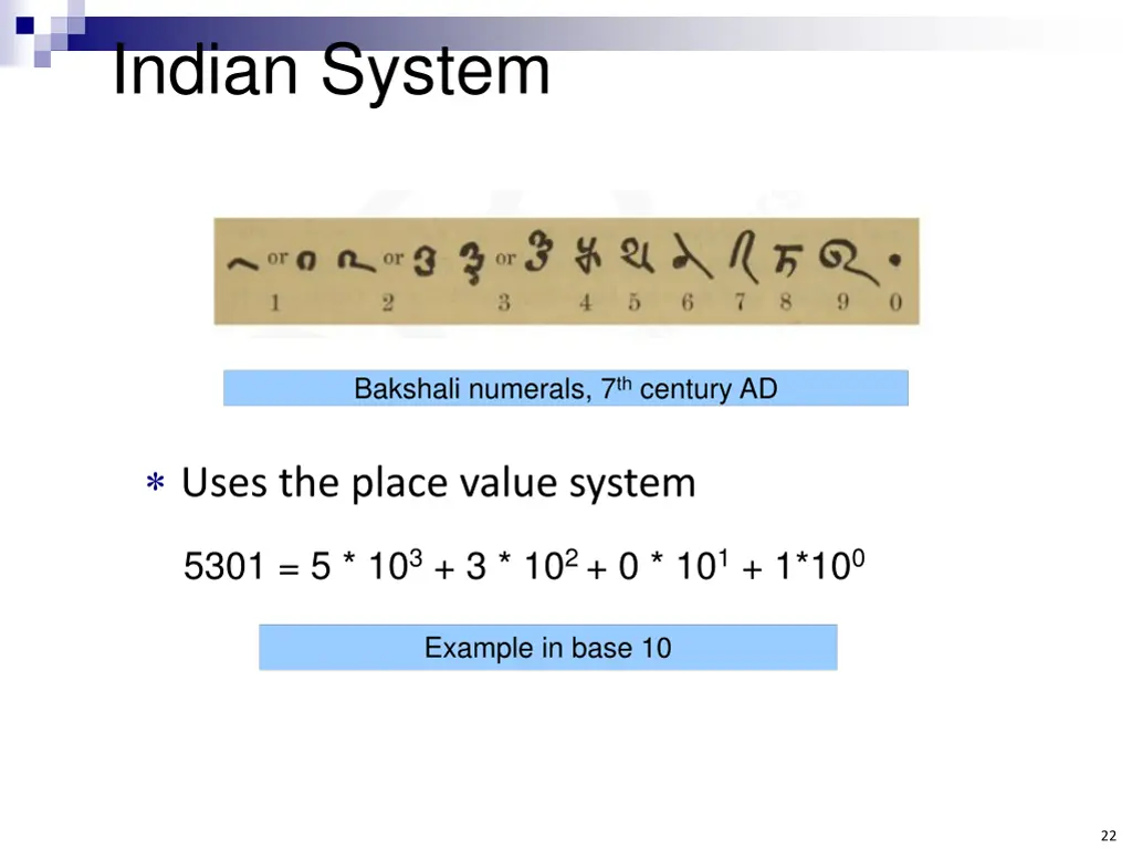 indian system