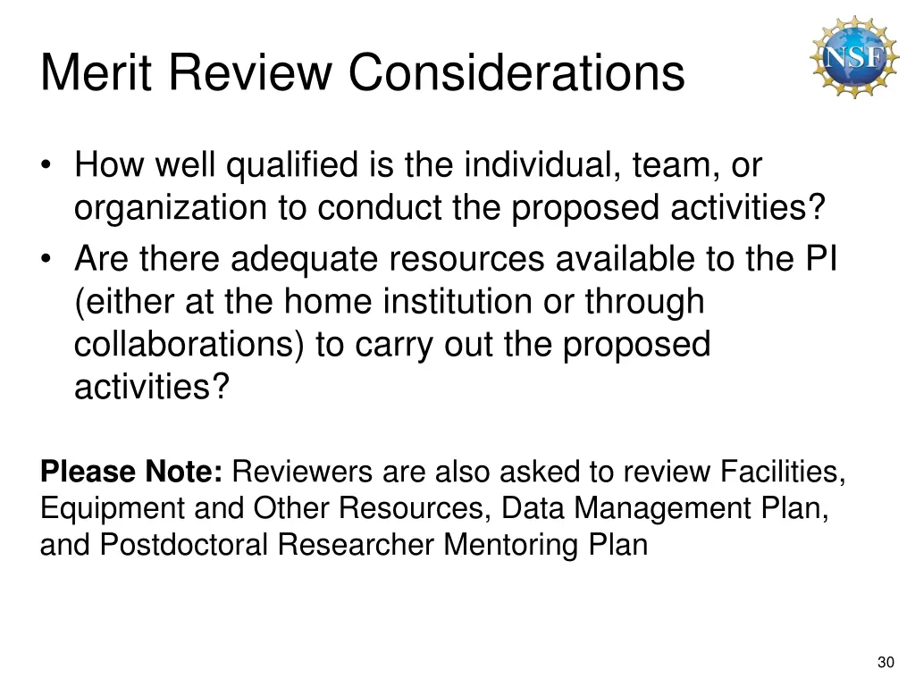 merit review considerations 1