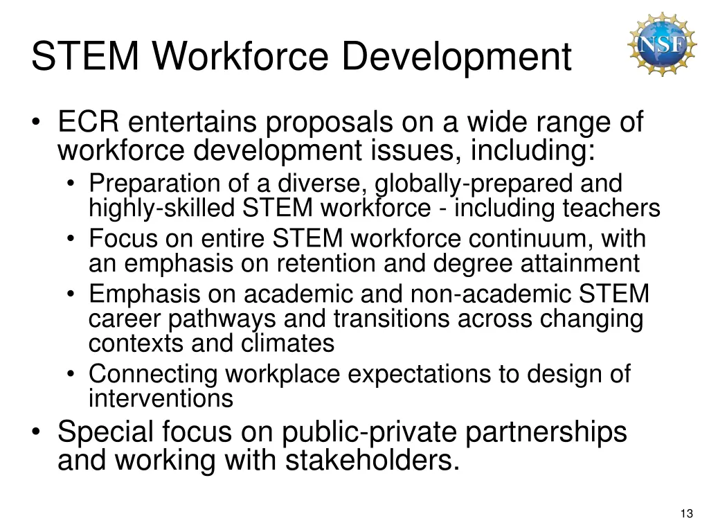stem workforce development