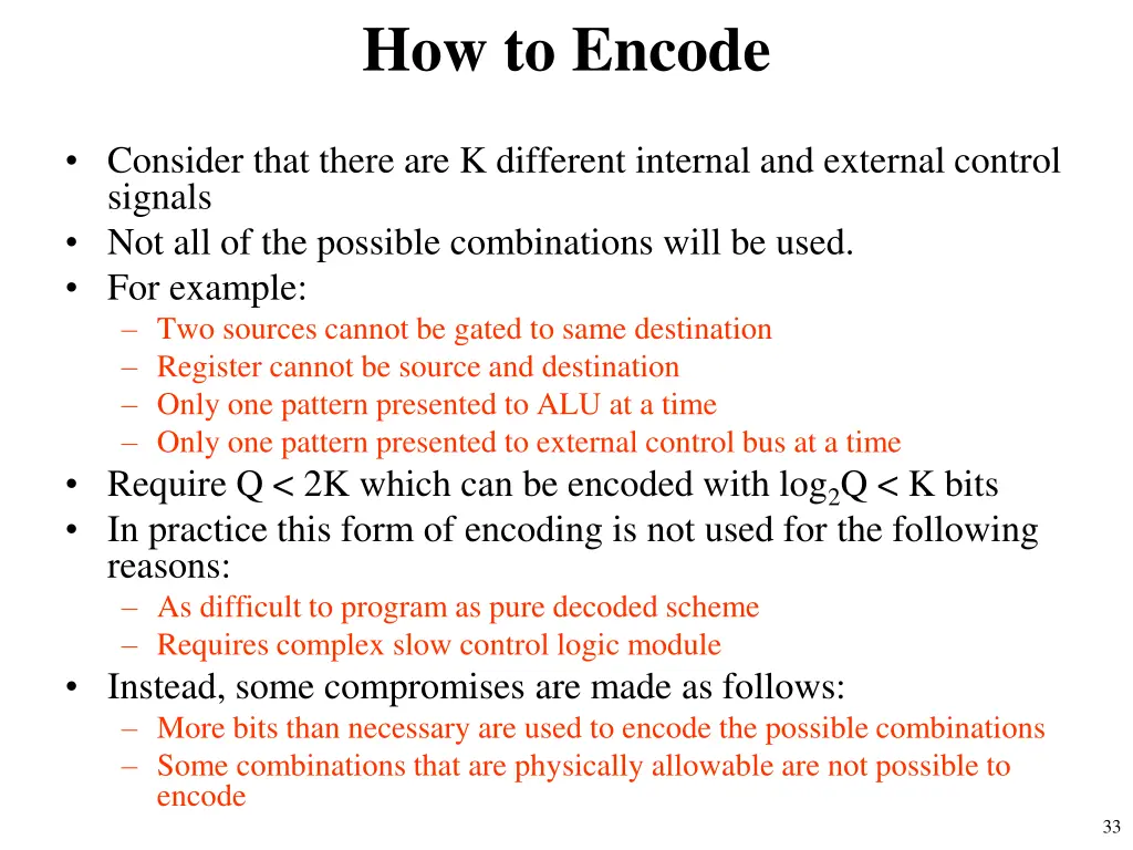 how to encode