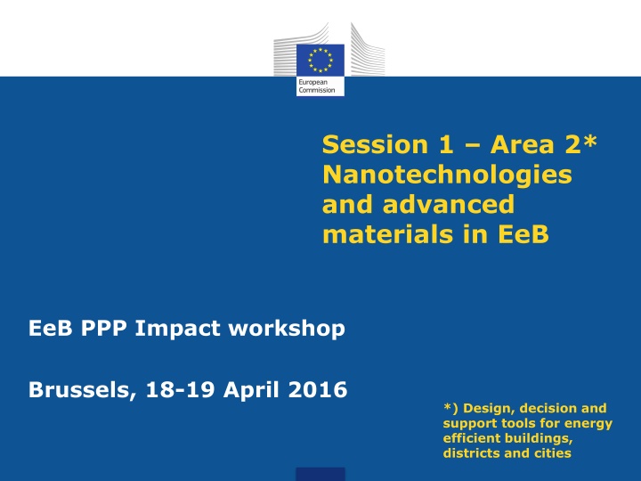 session 1 area 2 nanotechnologies and advanced