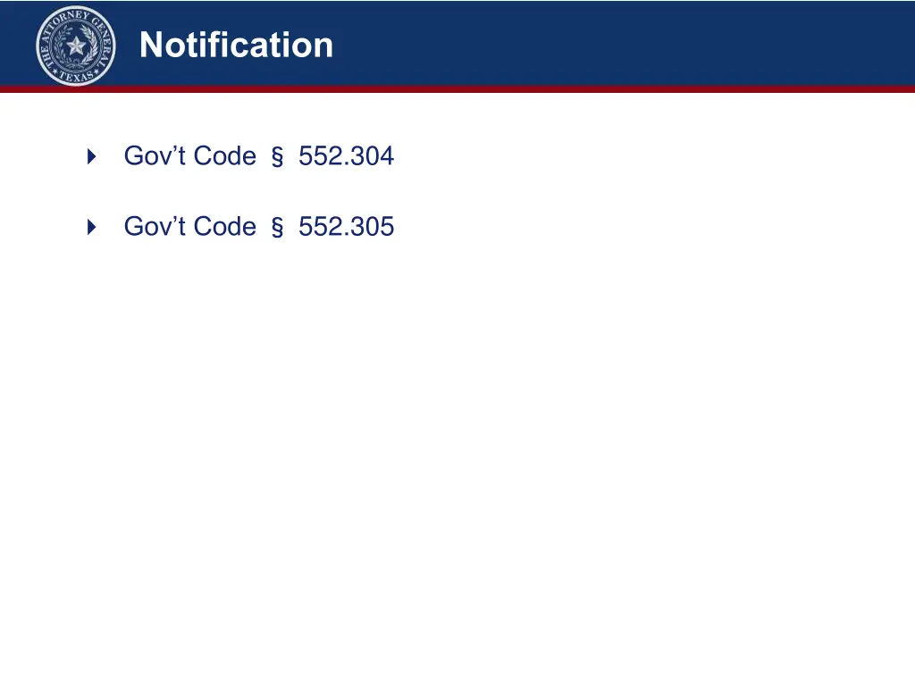 notification
