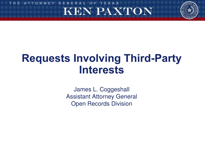 requests involving third party interests