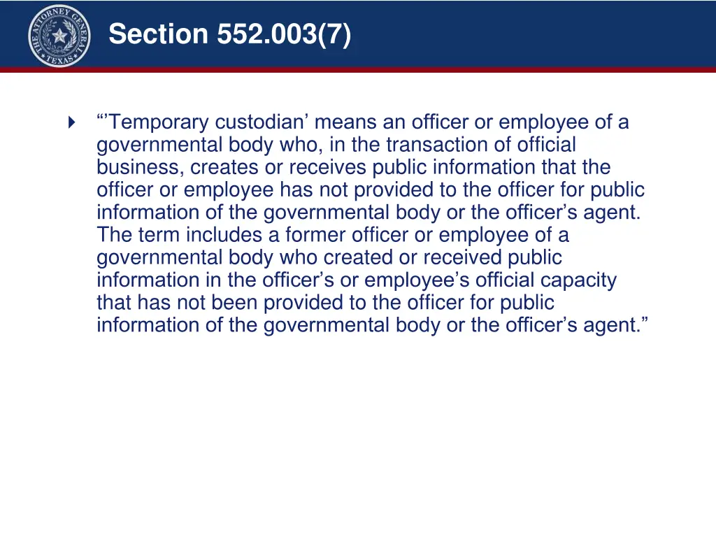 section 552 003 7