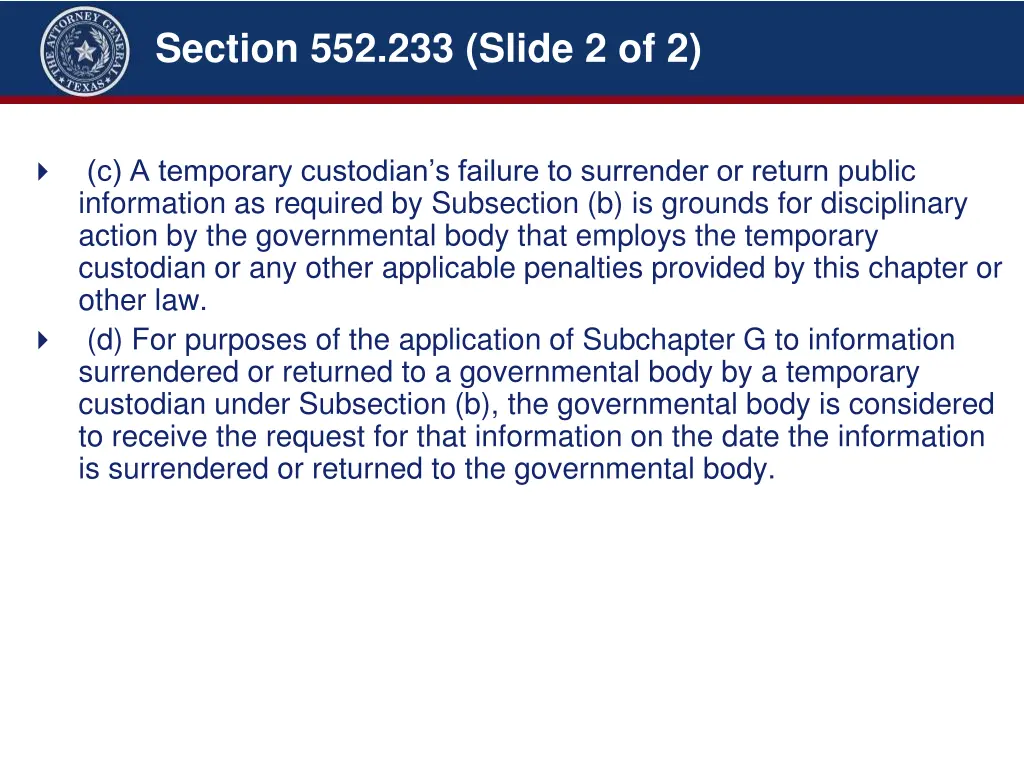 section 552 233 slide 2 of 2