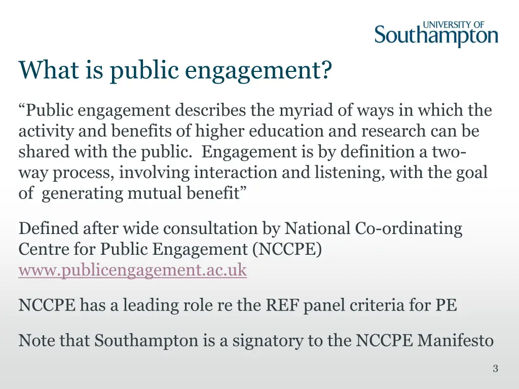 what is public engagement