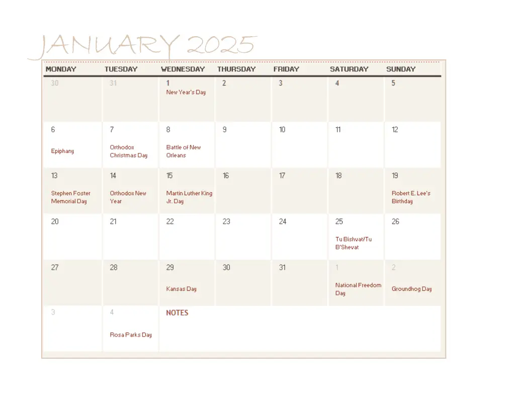 january 2025