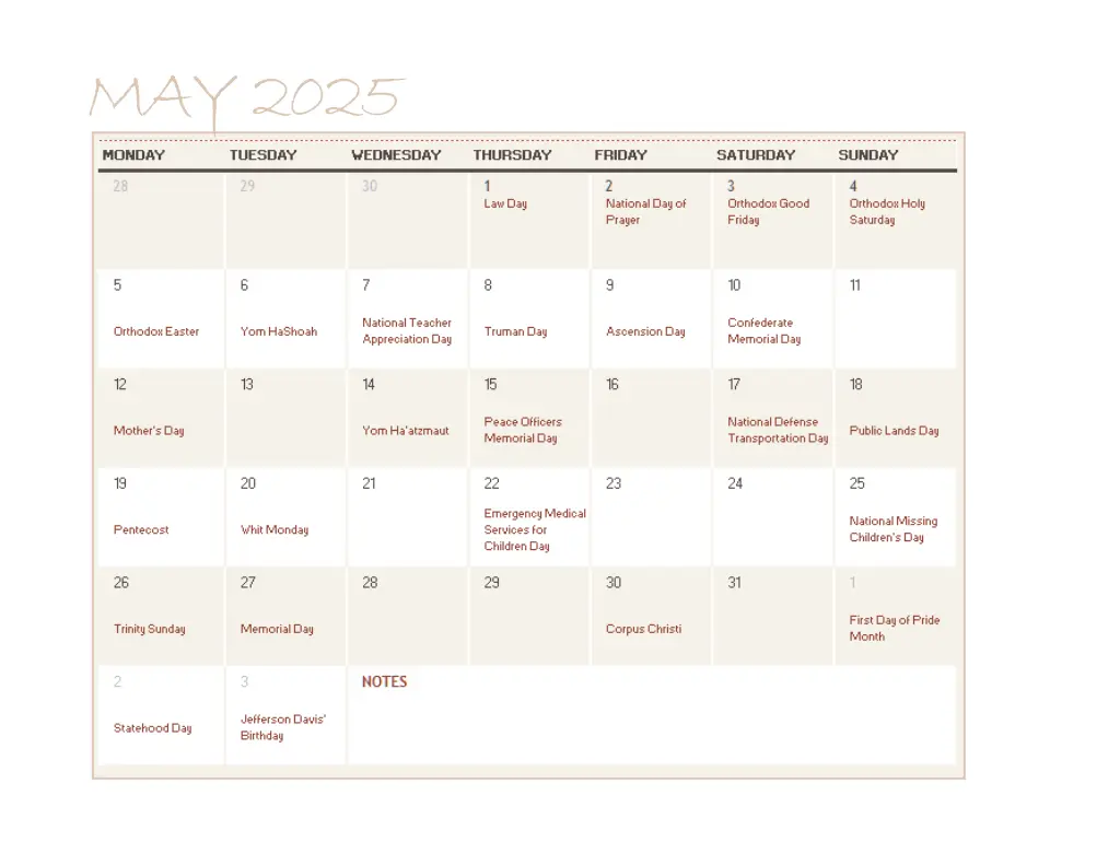 may 2025