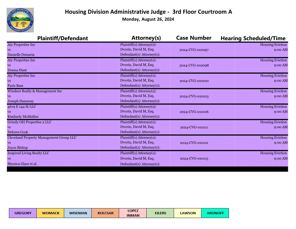 housing division administrative judge 3rd floor 1