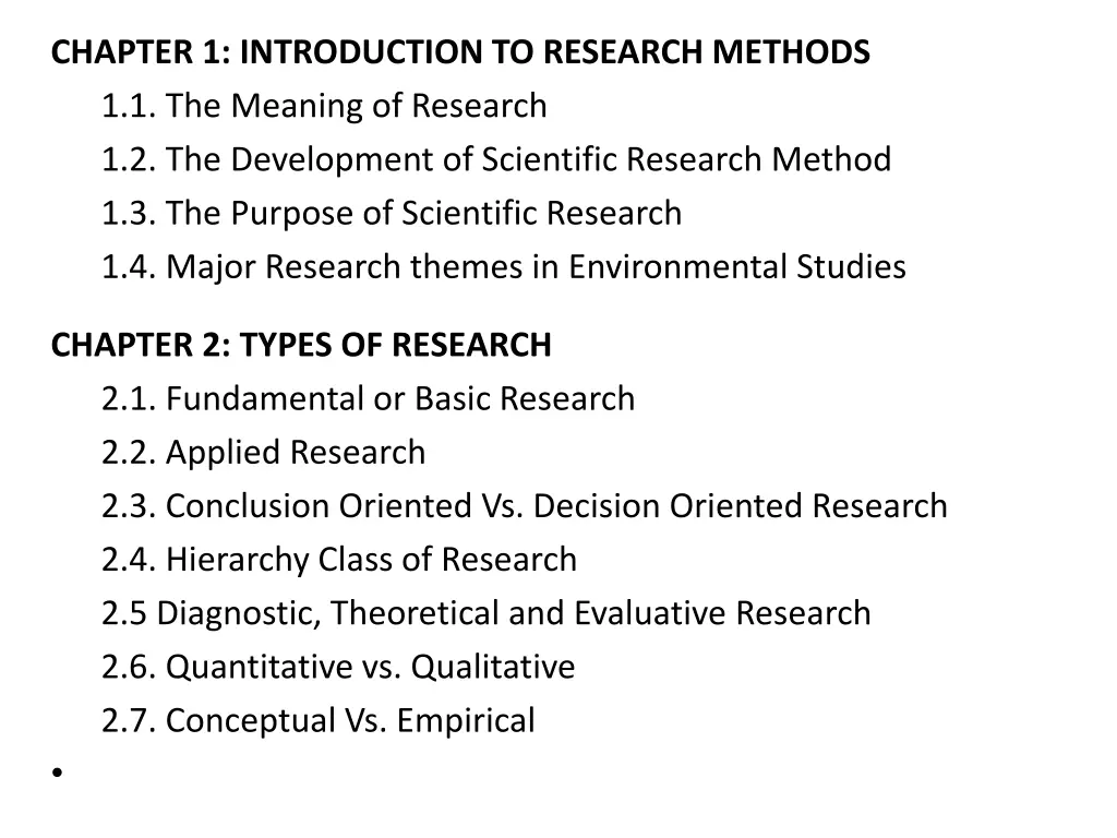 chapter 1 introduction to research methods