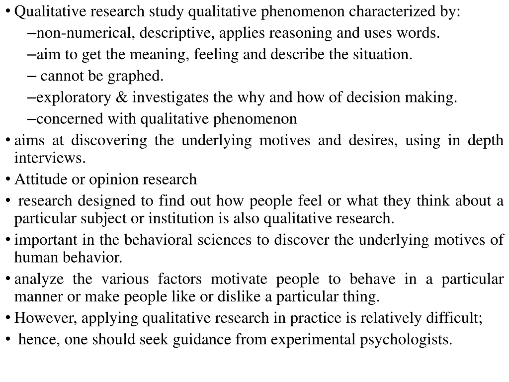 qualitative research study qualitative phenomenon