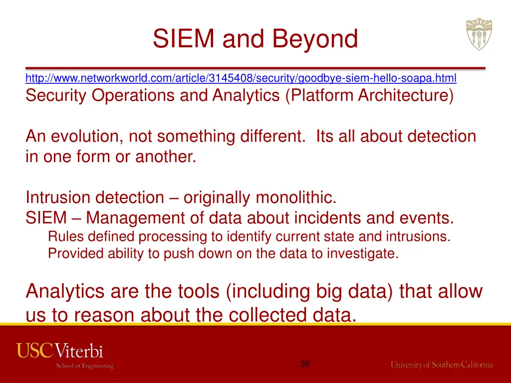 siem and beyond