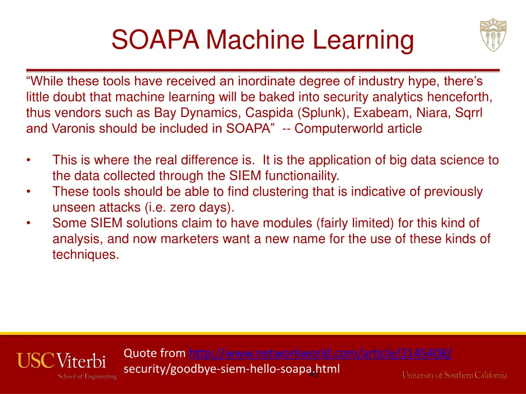soapa machine learning