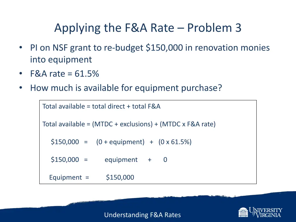 applying the f a rate problem 3
