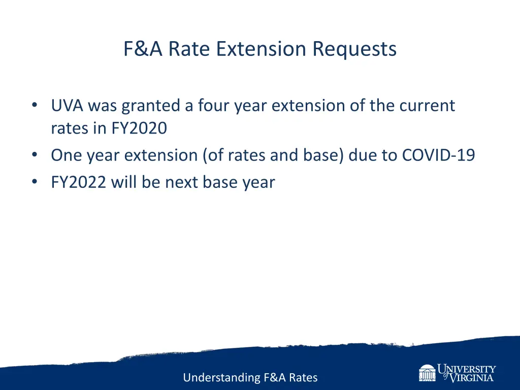 f a rate extension requests