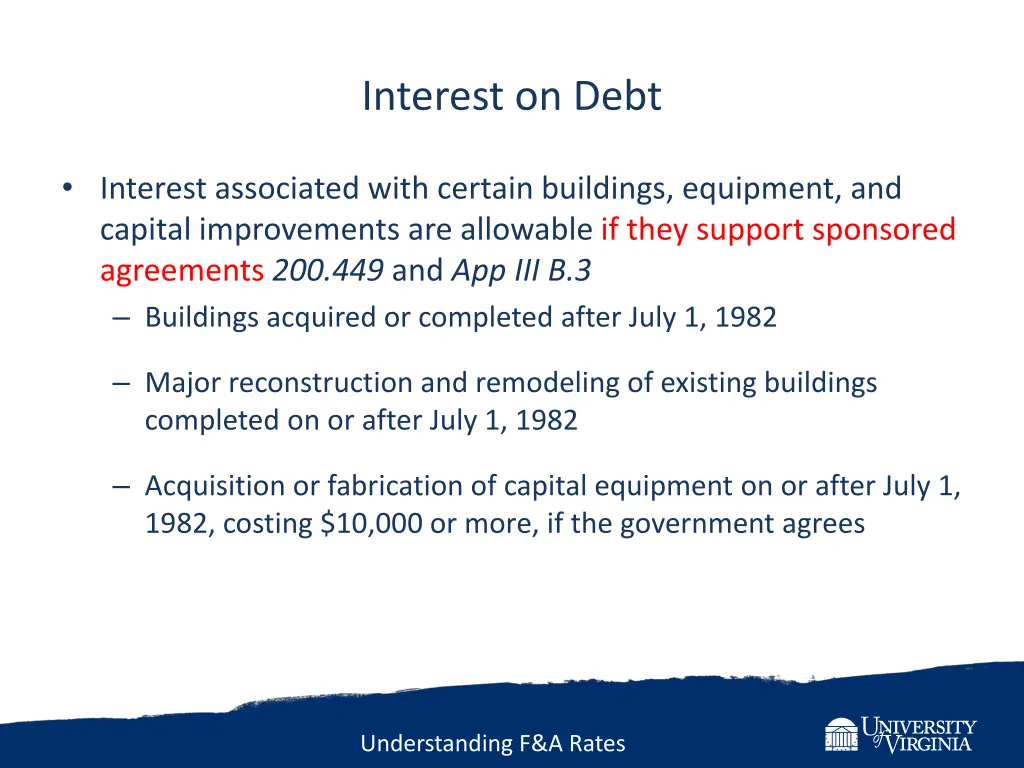 interest on debt
