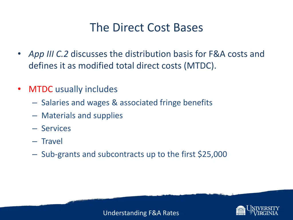 the direct cost bases 2
