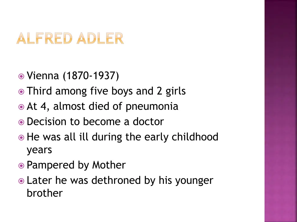 alfred adler