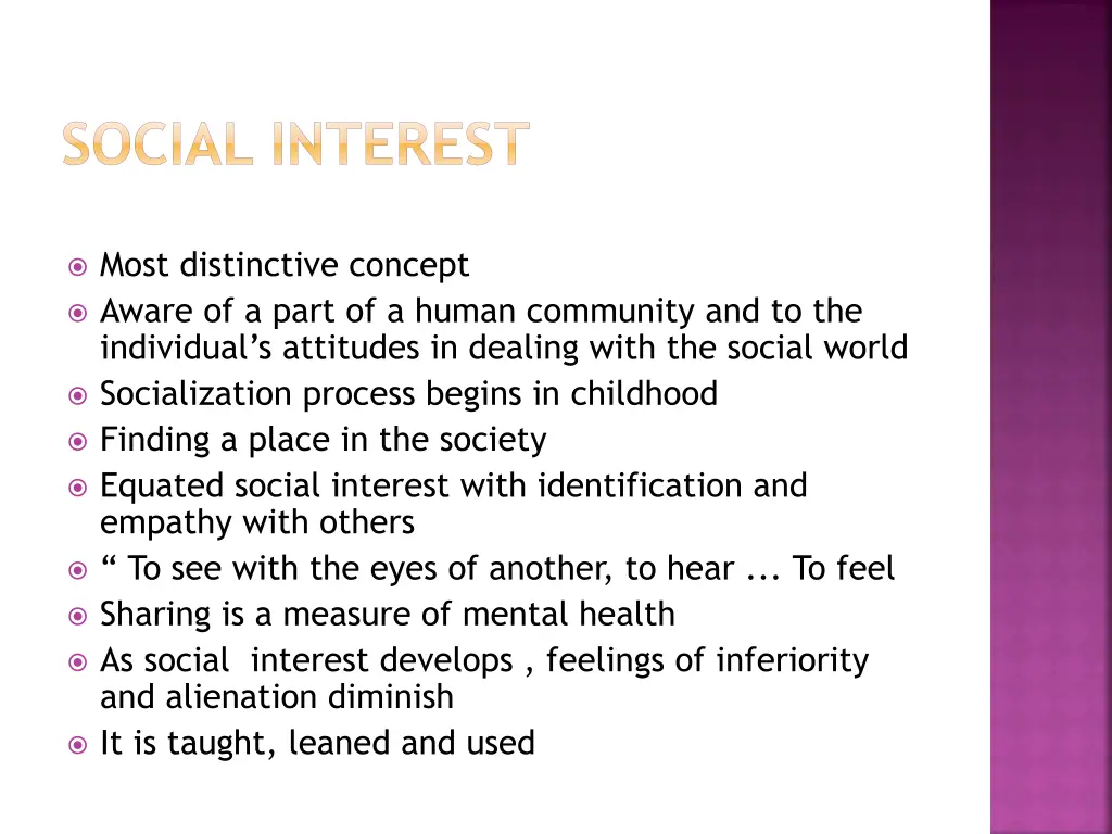 social interest
