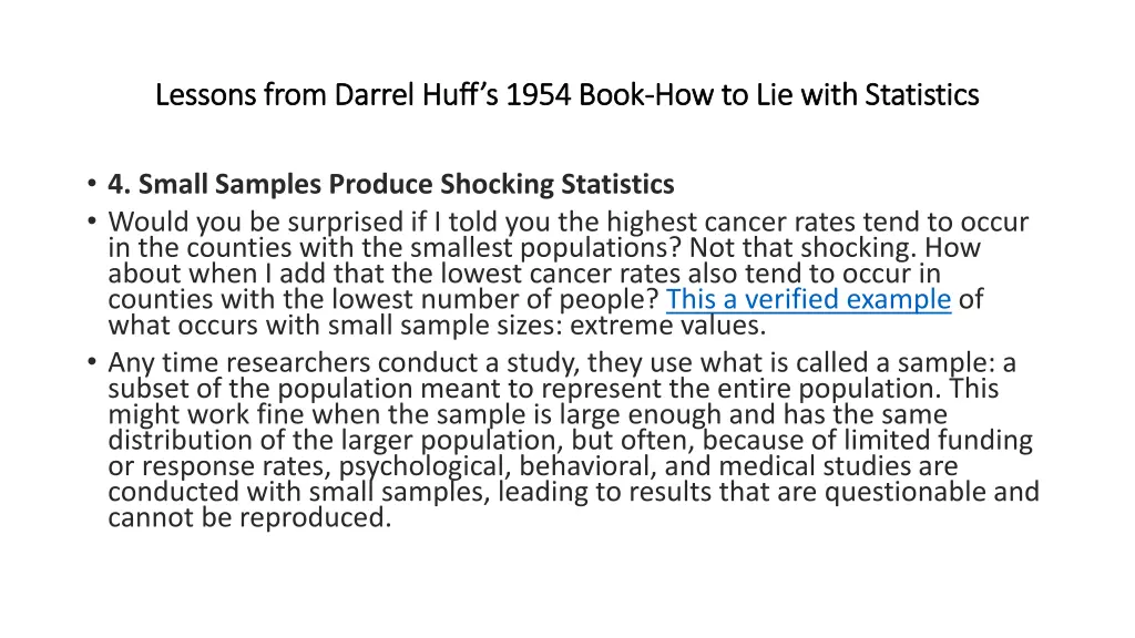 lessons from darrel huff s 1954 book lessons from 13