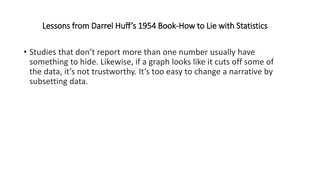 lessons from darrel huff s 1954 book lessons from 20