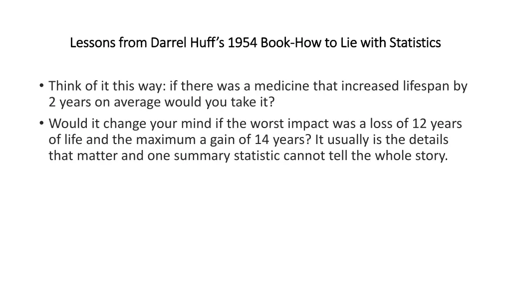 lessons from darrel huff s 1954 book lessons from 22