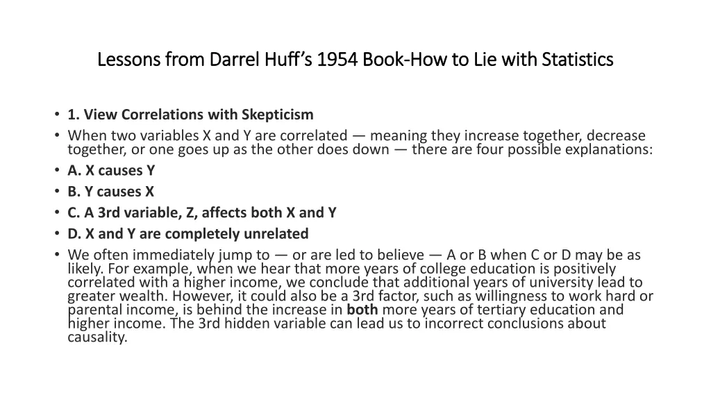lessons from darrel huff s 1954 book lessons from 3