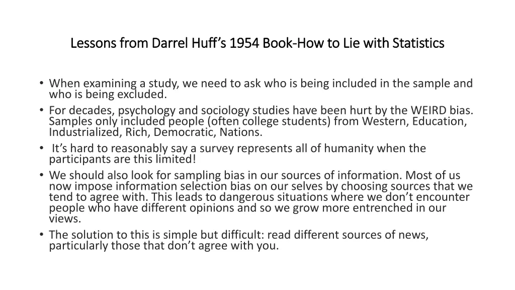 lessons from darrel huff s 1954 book lessons from 31
