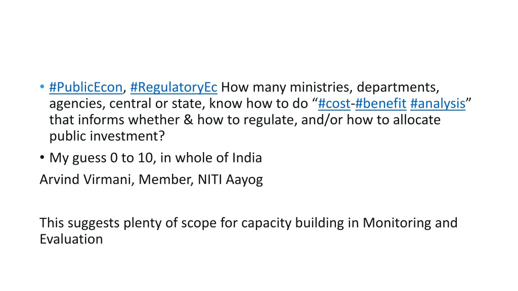 publicecon regulatoryec how many ministries