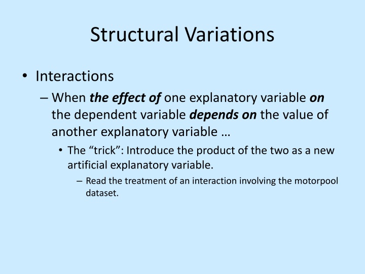 structural variations