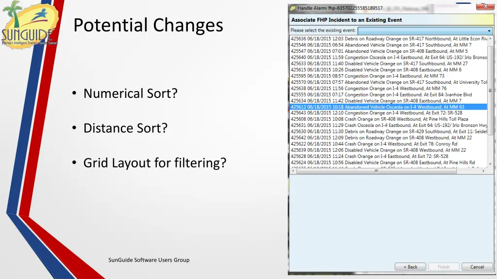potential changes