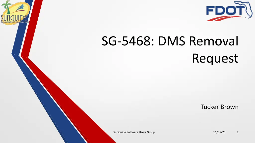 sg 5468 dms removal