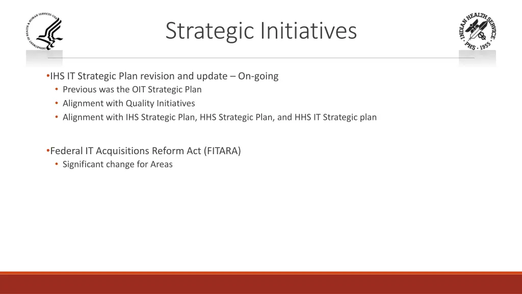 strategic initiatives