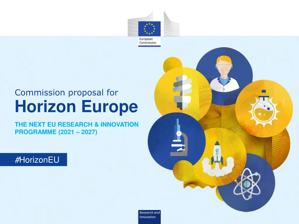 commission proposal for horizon europe