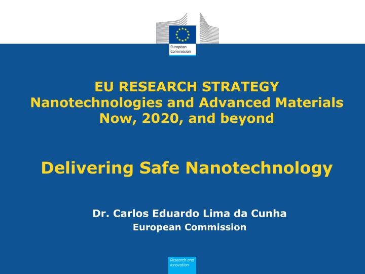 eu research strategy nanotechnologies