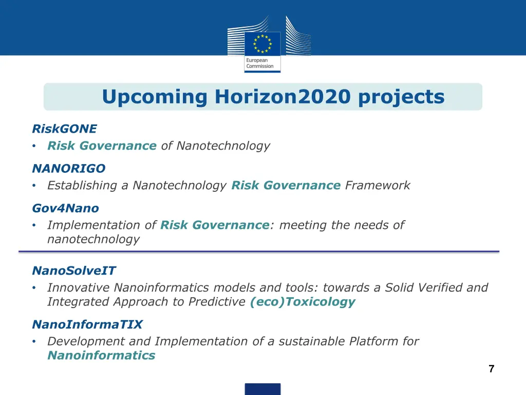 upcoming horizon2020 projects