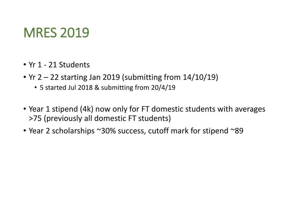 mres 2019 mres 2019