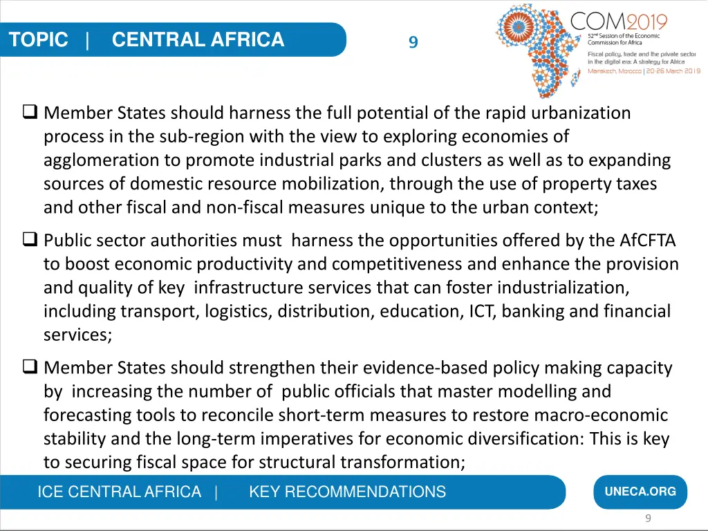 topic central africa