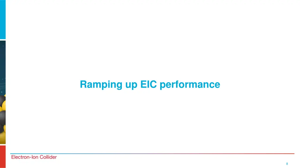 ramping up eic performance