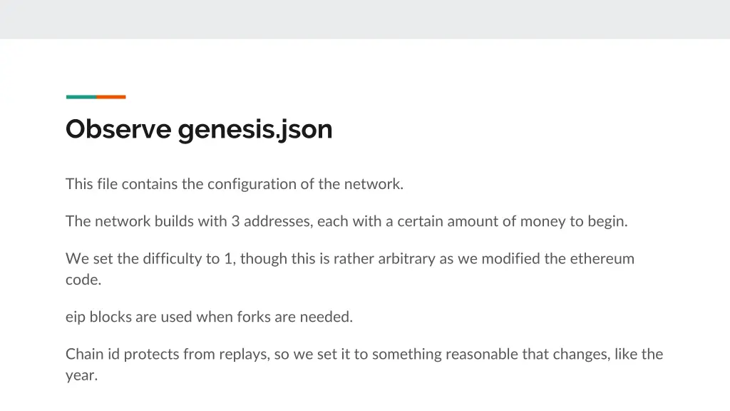 observe genesis json
