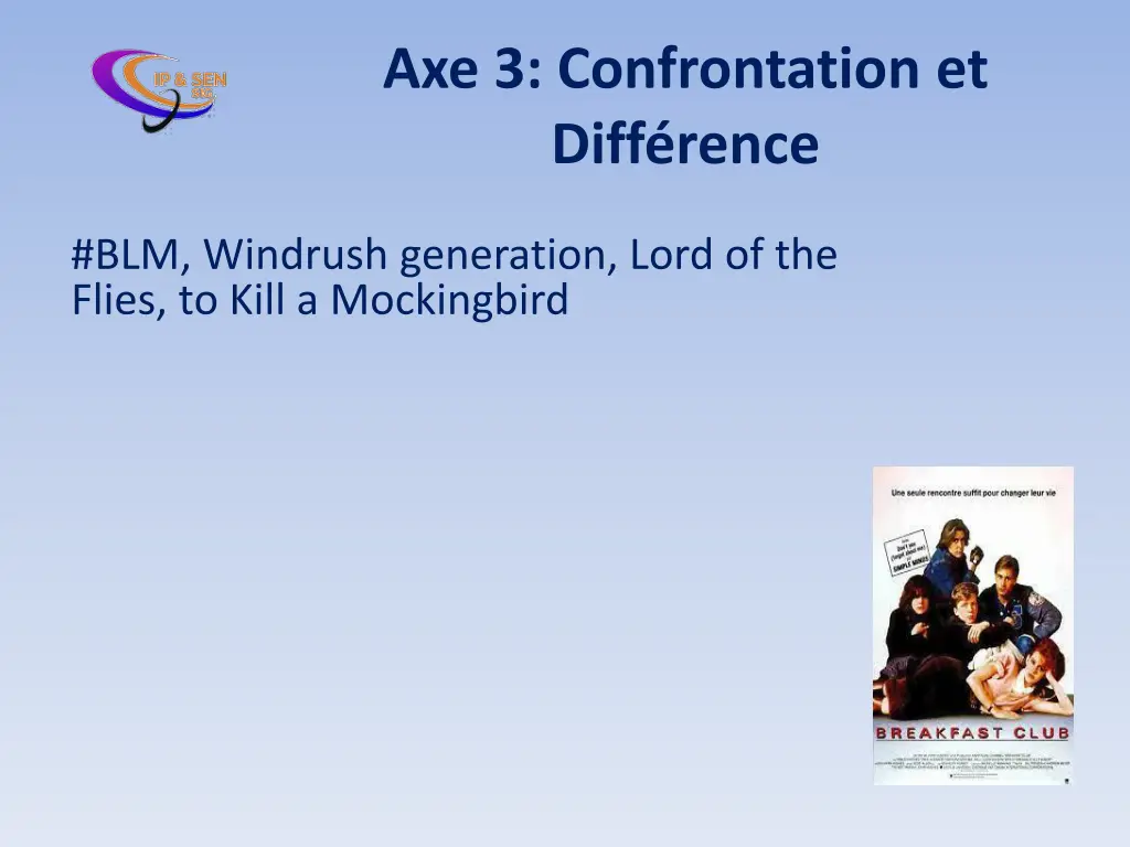 axe 3 confrontation et diff rence