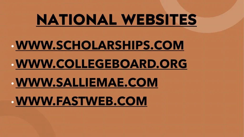 national websites