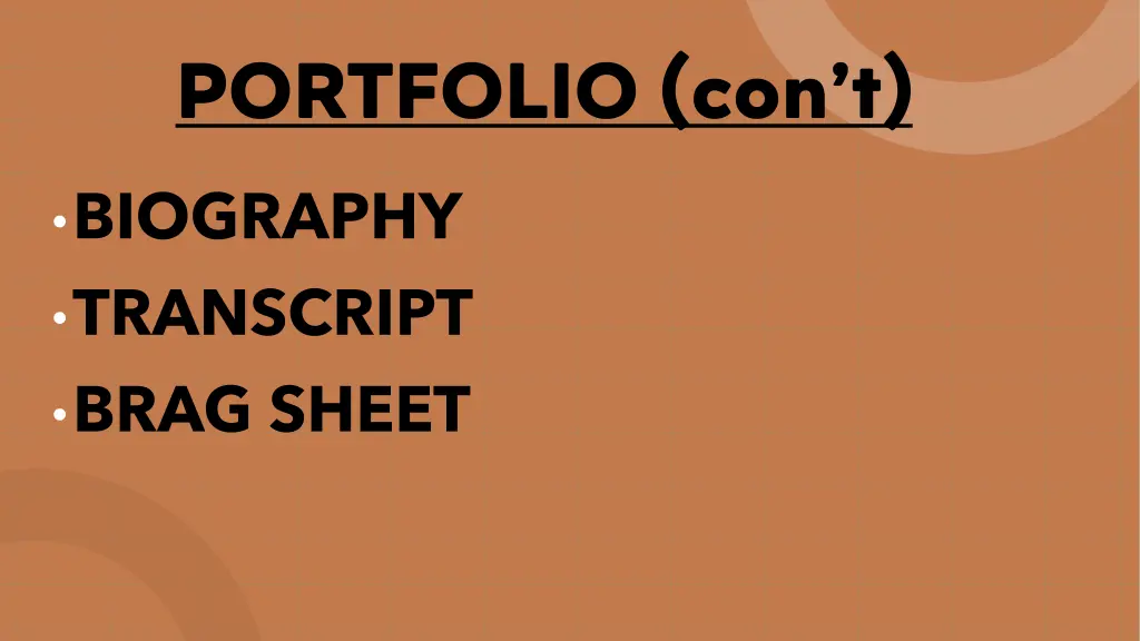 portfolio con t