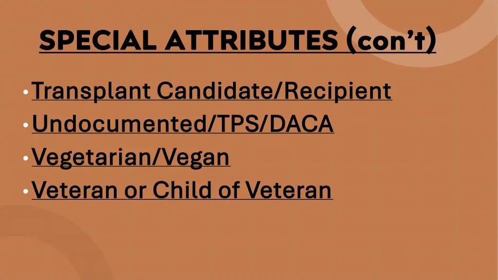 special attributes con t 7