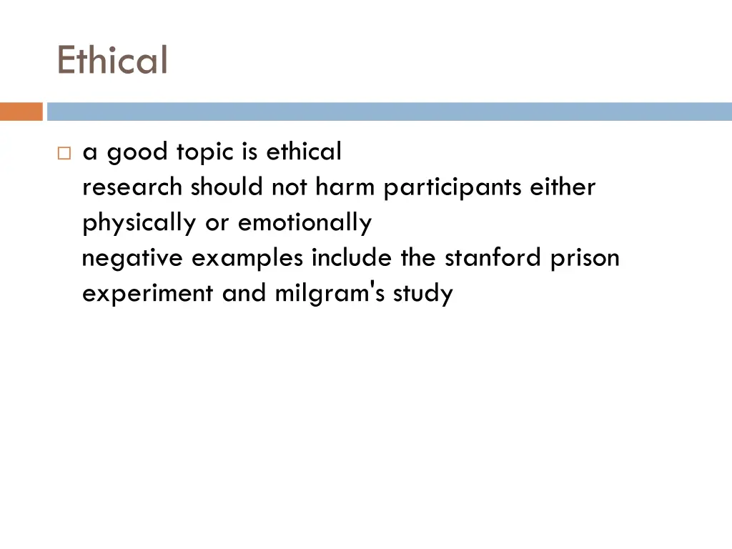 ethical