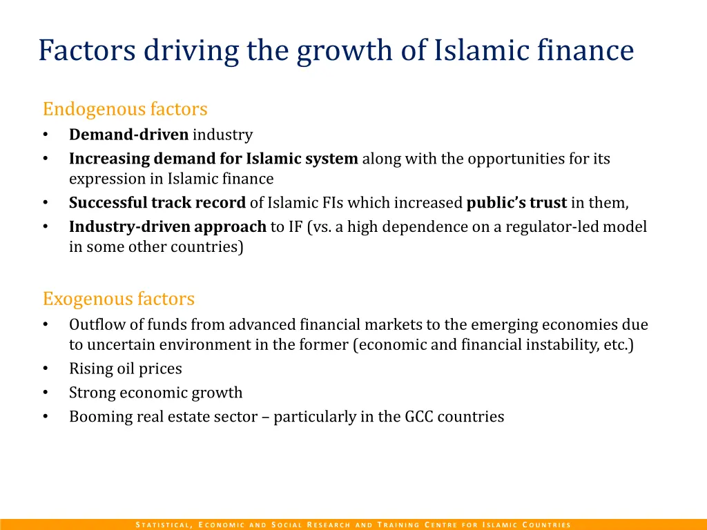 factors driving the growth of islamic finance