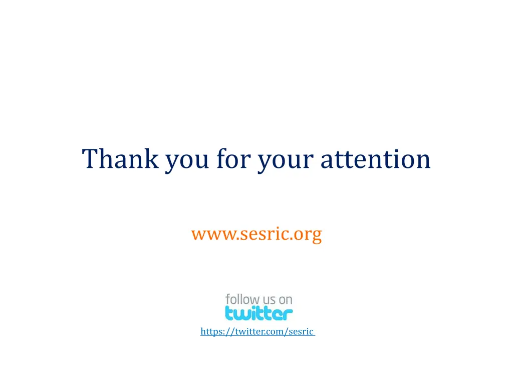 thank you for your attention