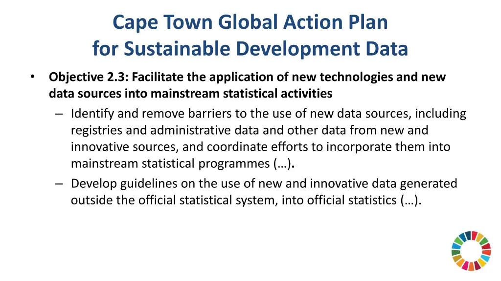cape town global action plan for sustainable