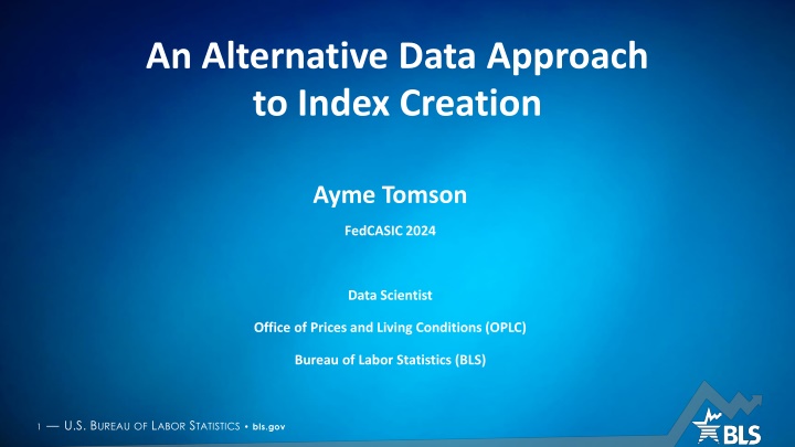 an alternative data approach to index creation