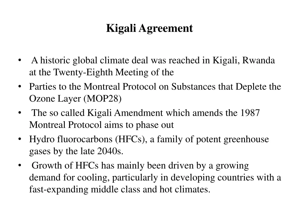 kigali agreement